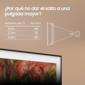 Samsung The Frame 85 pulgadas Smart TV 4K - Arte y Tecnología en Casa. Disfruta de una experiencia única con esta Smart TV que combina arte y tecnología en un solo dispositivo.