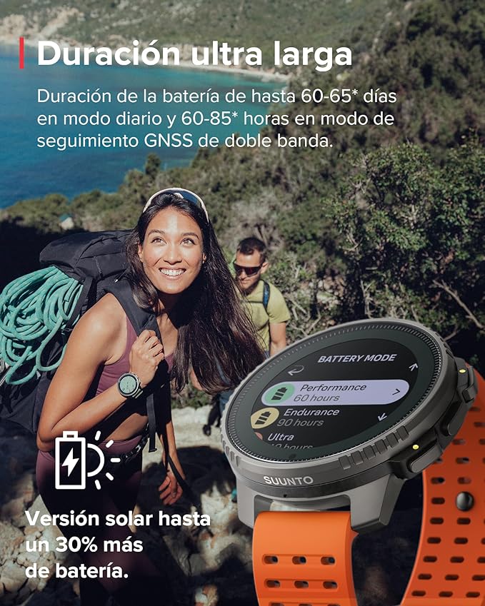 Reloj Deportivo Suunto Vertical - Smartwatch GPS con GPS de Doble Frecuencia y Mapas sin Conexión Gratuitos?Descuento Exclusivo?